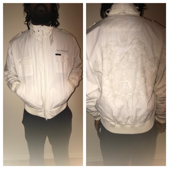 Live Mechanics Other - White Live Mechanics Bomber jacket